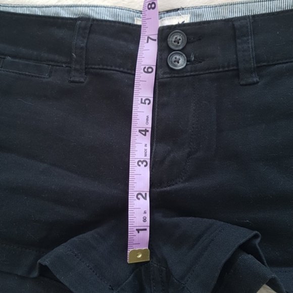 American Eagle black twill short shorts - Picture 9 of 9